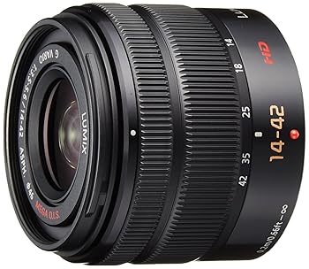 【中古】パナソニック 標準尺度望遠レンズ マイクロフォーサーズ用 ルミックス G VARIO 14-42粍/F3.5-5.6 II ASPH./MEGA O.I.S. 黒いこと H-FS1442A-K TV・オーディオ・カメラ-カメラ用交換レンズ-カメラ・ビデオカメラ・光学機器