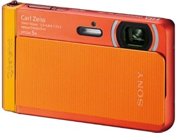 【中古】SONY デジタル写真機 Cyber-shot TX30 光学5倍 オレンジ色 DSC-TX30-D