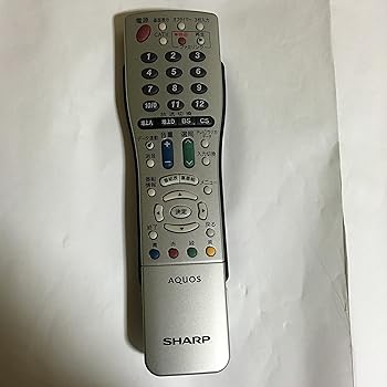 【中古】シャープ テレビリモコン GA661WJSA
