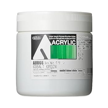 【中古】ホルベイン アクリリック カラー［ヘビーボディ］ AU866 330ml コバルトグリーン 16866
