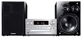 【中古】Panasonic CDステレオ取り合わせ しろがね色 SC-PMX9-S