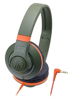 【中古】audio-technica STREET MONITORING 密閉型オンイヤーヘッドホン ポータブル カーキ ATH-S300 KH