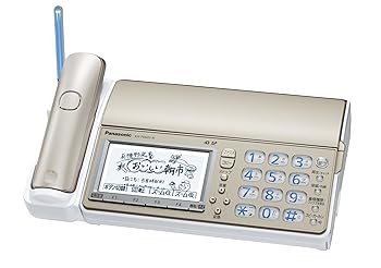 【中古】(良い)パナソニック おたっくす デジタルコードレスFAX 親機のみ 1.9GHz DECT準拠方式 シャンパンゴールド KX-PD603D-N|ドリエム店
