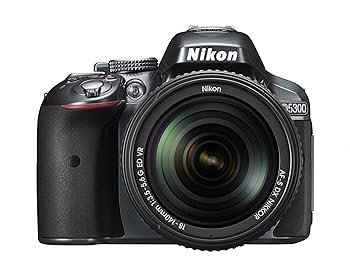 【中古】Nikon デジタル一眼二眼レフ写真機 D5300 18-140VR 水晶体一揃いの道具 薄墨色 D5300LK18-140VRGY