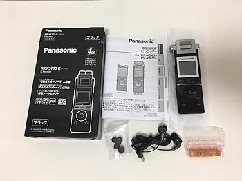 【中古】(良い)Panasonic ICレコーダー 4GB ブラック RR-XS705-K