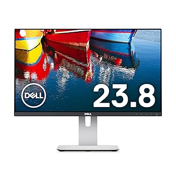 【中古】Dell ディスプレイ モニター U2414H 23.8インチ/フルHD/IPS非光沢/8ms/HDMIx2,DPx2(MST)/USBハブ/フレームレス｜ドリエム店