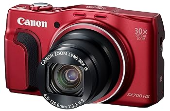 【中古】(良い)Canon デジタルカメラ Power Shot SX700 HS レッド 光学30倍ズーム PSSX700HS(RE)