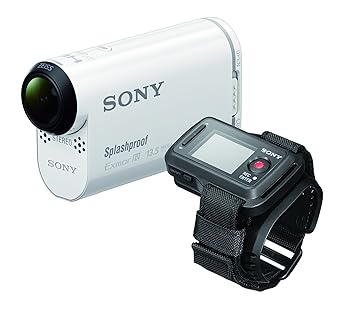 【中古】(良い)SONY ビデオカメラ アクションカム AS100VR ライブビューリモコンキット ウォータープルーフケース付 HDR-AS100VR