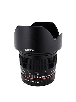 【中古】(良い)Rokinon Canon EF-Sタイプ用超広角レンズ 10mm F2.8 ED AS NCS SC Canon一眼レフカメラ用