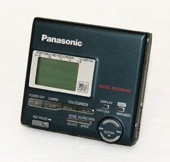 【中古】(好いたらしい)Panasonic パナソニック SJ-MR100-K 黒いこと 携帯型MDリコーダー MDLP非相応う （MD吹き込み生まれ変わり兼用機/録再/MDウォークマン/MD電気蓄音機）