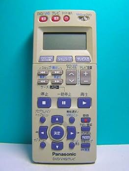 【中古】(良い)パナソニック VHS・DVDリモコン EUR7909KB0