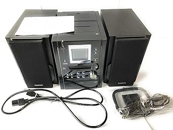 【中古】(良い)Panasonic パナソニック　SC-PM37MD-K ブラック　ミニコンポ　（CD/MDコンポ）（本体SA-PM37MDとスピーカーSB-PM37のセット）