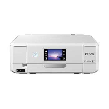 【中古】旧モデル エプソン プリンター インクジェット複合機 Colorio EP-807AW 無線 有線 スマホプリント Wi-Fi ホワイト