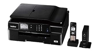 【中古】(似つかわしい)brother A4インクジェット印刷工練りあわせる機/FAX/10/12ipm/無線電話ローカルエリアネットワーク/デジタル子機1台/両面刷り上げる/ADF MFC-J897DN