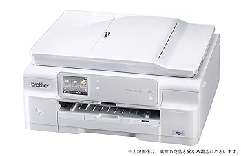 【中古】brother A4インクジェットプリンター複合機/白モデル/10/12ipm/両面印刷/有線・無線LAN/ADF DCP-J957N-ECO-W|ドリエム店