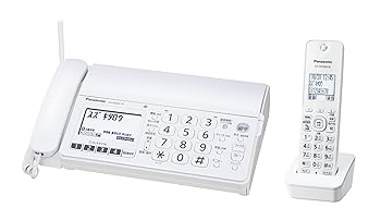 【中古】パナソニック おたっくす デジタルコードレスFAX 子機1台付き 1.9GHz DECT準拠方式 ホワイト KX-PD304DL-W