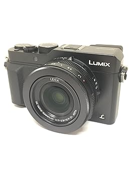 【中古】(好いたらしい)パナソニック コンパクトデジタルカメラ ルミックス LX100 4/3型検出器積み上げる 4K映像相応う 黒いこと DMC-LX100-K