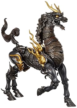 【中古】タケヤ式自在置物 麒麟 鉄錆地調版 ノンスケール ABS&PVC製 塗装済み可動フィギュア KT-001