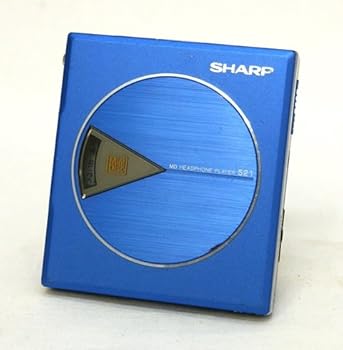 【中古】SHARP シャープ MD-ST521-A フレンチブルー ポータブルMDプレーヤー MDLP非対応 （MD再生専用機）