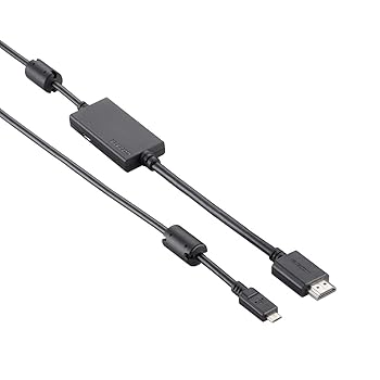 【中古】ELECOM MHL3.0うつり変わり有線テレビ 3.0m 黒いこと MPA-MHL3固定ディスク30BK