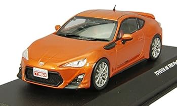 【中古】J-Collection 1/43 トヨタ 86 TRD パフォーマンスライン TF6ホイール オレンジメタリック 完成品