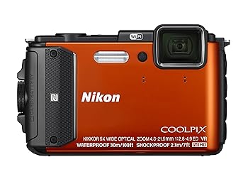 【中古】Nikon デジタル写真機 COOLPIX AW130 オレンジ色