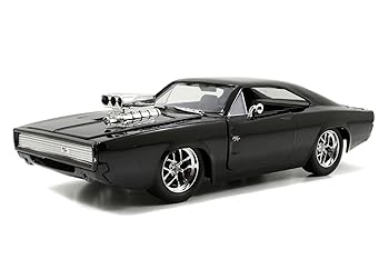 【中古】(良い)jada toys FAST&FURIOUS ワイルドスピード 1/24スケール ダイキャストカー DOM'S 1970 DODGE CHARGER R/T