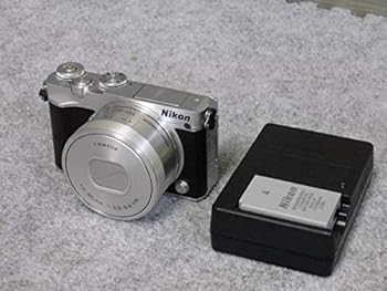 【中古】(良い)Nikon ミラーレス一眼 Nikon1 J5 標準パワーズームレンズキット シルバー J5HPLKSL