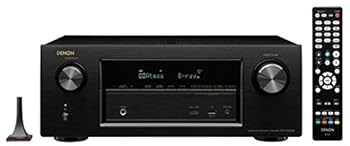 【中古】(良い)Denon AVサラウンドレシーバー 7.2ch Dolby Atmos DTS:X HDCP2.2 Wi-Fi/Bluetoothワイヤレス/ハイレゾ音源対応 ブラック AVR-X2200W-K