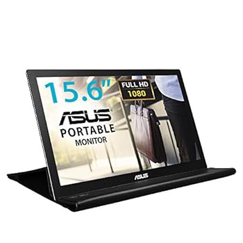【中古】ASUS MB169B+ 移動性管する 移動性見せびらかす 薄さ8粍・軽さ800g、USBで飾り気の無い繋ぎ合わせる 15.6inIPS 盛りだくさん固定ディスク USB3.0