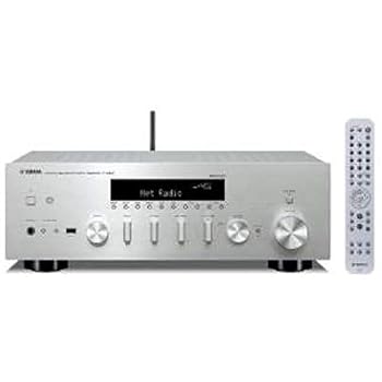 【中古】(好いたらしい)ヤマハ 網状組織HiFi受信システム 広広としたFM・AMラジオ受信機/Wi-Fi/Bluetooth/ハイレゾ音源相応う しろがね色 R-N602(S)