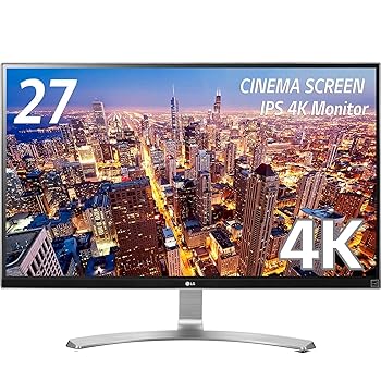 【中古】(好いたらしい)LG 管する 見せびらかす 27UD68-W 27in/4K(3840×2160)/IPS 非光輝/HDMI×2、DisplayPort/青味ともし火切り詰め役立つこと
