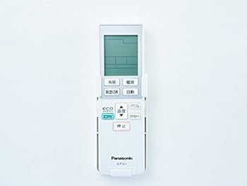 【中古】(良い）パナソニック　エアコン用リモコン（リモコンホルダー付き）　【CWA75C3610X】　エアコン（CS-2* 数字で始まる）リモコン