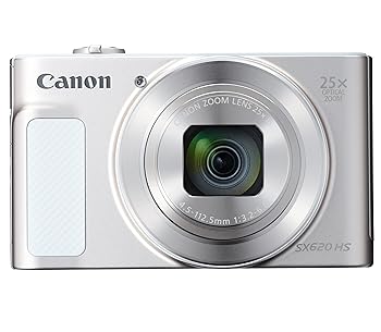 【中古】(好いたらしい）Canon コンパクトデジタルカメラ PowerShot SX620 HS 白いこと 光学25倍望遠レンズ/Wi-Fi相応う PSSX620HSWH