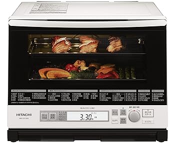 【中古】(良い）日立 スチームオーブンレンジ ヘルシーシェフ 33L パールホワイト MRO-SV1000 W