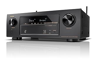 【中古】(良い）Denon AVレシーバー 7.2ch Dolby Atmos/DTS:X/HDCP2.2/ハイレゾ音源対応/ネットワーク機能 ブラック AVR-X1300W-K｜ドリエム店