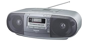 【中古】(良い）パナソニック ポータブルステレオCDシステム RX-D47-S