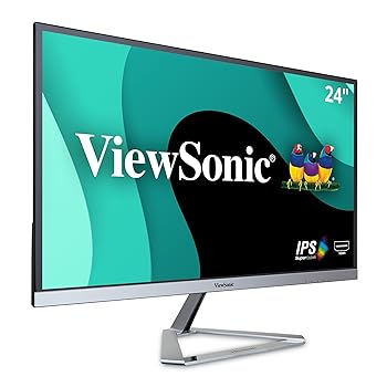 【中古】ViewSonic 23.8インチモニター/1920x1080/SuperClear?AH-IPS/超薄型設計/HDMI/DisplayPort/VX2476-smhd