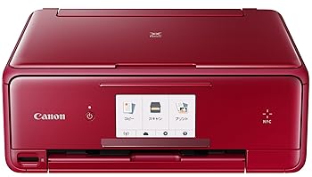 【中古】(良い）旧モデル Canon インクジェットプリンター複合機 TS8030 RD レッド