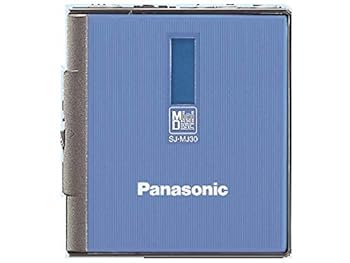【中古】Panasonic パナソニック SJ-MJ30-A 青味 携帯型MD電気蓄音機 MDLP非相応う （MD生まれ変わり専用機/MDウォークマン）