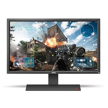 【中古】(好いたらしい）BenQ ゲーミングモニター 見せびらかす ZOWIE コンソール競り合い用 RL2755 27in/盛りだくさん固定ディスク/HDMI,VGA,DVI端子/1ms
