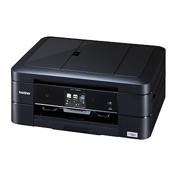 【中古】(似つかわしい）brother インクジェット印刷工練りあわせる機 PRIVIO DCP-J968N-B 黒いこと