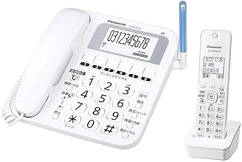 【中古】(良い）パナソニック コードレス電話機(子機1台付き) ホワイト