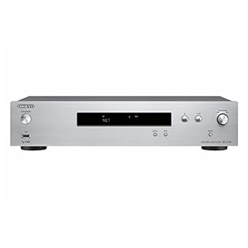 【中古】ONKYO NS-6130 網状組織オーディオ電気蓄音機 ハイレゾ相応う しろがね色 NS-6130(S)