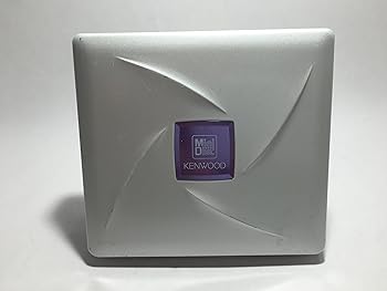 【中古】(好いたらしい）KENWOOD 携帯型ＭＤ電気蓄音機 白いこと＆パープル DMC-M33