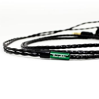 【中古】(良い）Beat Audio イヤホン用リケーブル Emerald - MMCX - 3.5mm BEA-3553