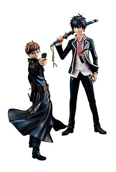 【中古】メガハウス G.E.M.シリーズ 青の祓魔師 京都不浄王篇 奥村燐＆雪男 リペイントカラー 兄弟セット フィギュア2点画像