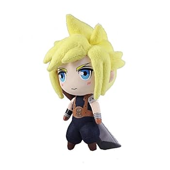 【中古】(良い）ファイナルファンタジーVII[7] ミニぬいぐるみ クラウド｜ドリエム店