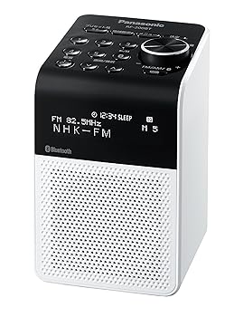 【中古】(良い）パナソニック FM/AM 2バンドラジオ RF-200BT-W