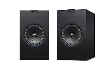 【中古】(好いたらしい）KEF Q150 黒いこと ブックシェルフスピーカー ハイレゾ相応う /2本 /2-wayブックシェルフスピーカー